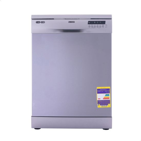 Zanussi Dishwasher, 13 Persons, 5 Programs, Stainless Steel- ZDF26004XA