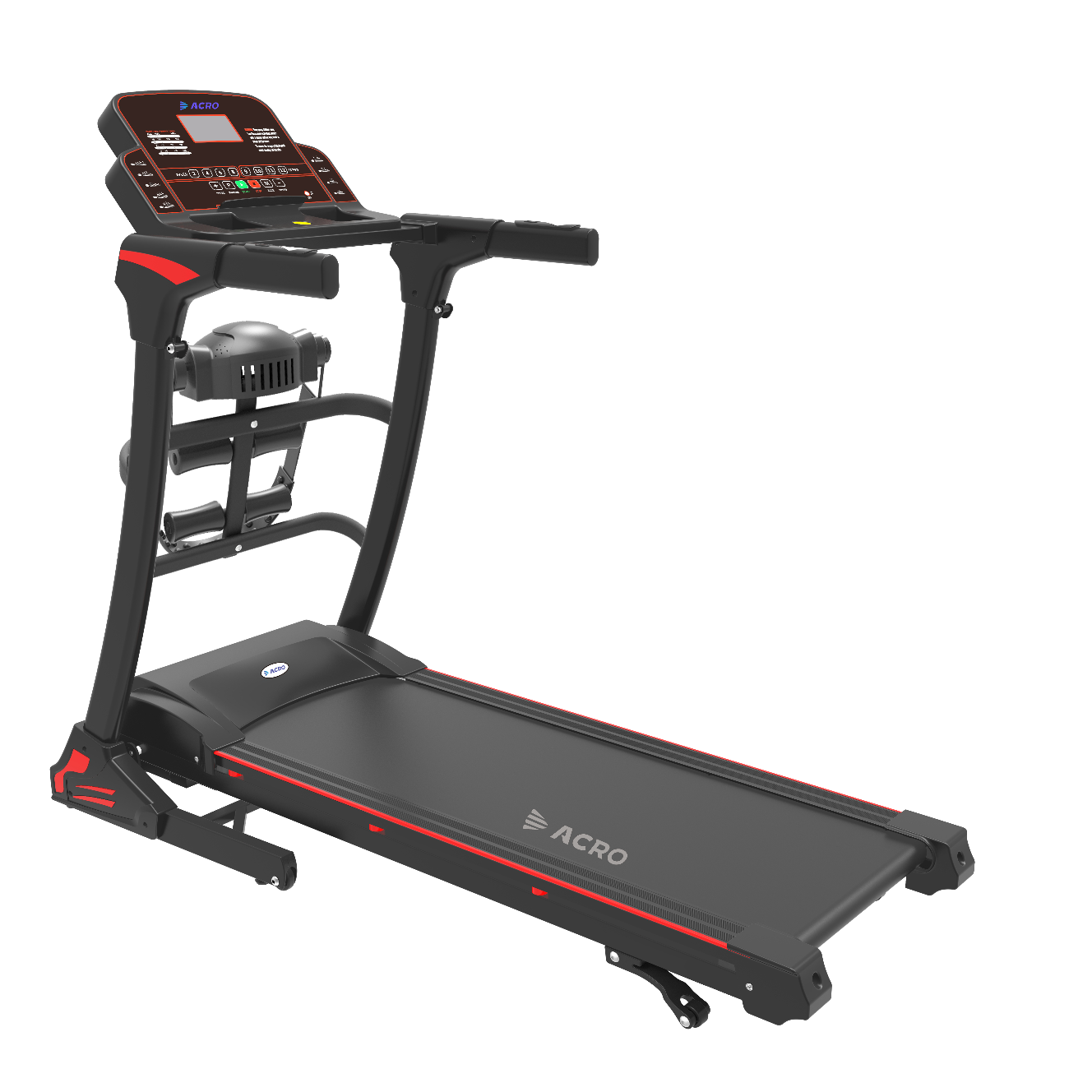 Acro Multi Function Treadmill 125 KG Black OR125DC