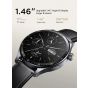 Joyroom Pro Smart Watch, 1.46 Inch, Grey Case and Black Strap - JR-FC2