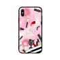 Makeup Kit On Pink Background Printed Back Cover for Apple iPhone XS
