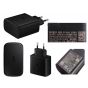 Super Fast Charger 25W EP-TA800 2 Pin 5V-3A Or 9V-2.77A Or 5.9V-3A Or 11V-2.25A With cable Type-C To Type-C 5A - Black
