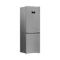 Beko Freestanding Combi Refrigerator, No Frost, 2 Doors, 367 Litres, Silver - RCNE367E30ZXB
