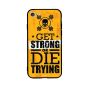 جراب ظهر بطبعة عبارة Get Strong لابل ايفون 7