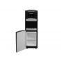 White Point Hot, Cold and Normal Water Dispenser With Refrigerator, 3 Taps, Black - WPWD1316FBL