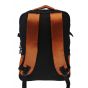 Gharibo Bags School Backpack for Kids, Semi Solid Pattern - Orange and Black