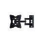 Falcon Wall mount for 19-40 Inch TVs, Black - ZX220