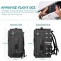 N Elegance Laptop Backpack for 17 Inch Laptops - Black