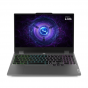 لاب توب لينوفو LOQ 15IRX9 83DV0129ED، انتل كور i7-13650HX، هارد SSD سعة 512 جيجا، رام 24 جيجا، شاشة 15.6 بوصة IPS بدقة FHD، كارت شاشة انفيديا جي فورس RTX 4050 سعة 6 جيجا GDDR6، دوس - رمادي لونا