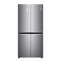 LG No Frost Refrigerator, 530 Litre, with Inverter Motor , Silver - GC-B22FTLFL
