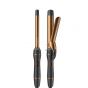 Rush Brush 5 IN 1 Spin Curler Hair Curler, 230 C Degree - Black and Bronze