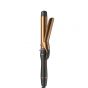Rush Brush 5 IN 1 Spin Curler Hair Curler, 230 C Degree - Black and Bronze