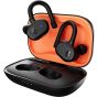 Skullcandy Push Active True Wireless In-Ear Bluetooth Earbud, Use with iPhone and Android with Charging Case and Mic, Great for Gym, Sports, and Gaming, IP55 Water and Dust Resistant - Orange/Black