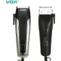 VGR Hair Clipper, Dry, Black and Silver - V-120