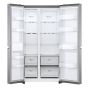 LG No Frost Refrigerator with Inverter Motor, 655 Liters, Silver - GC-B257SLWL