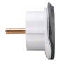 iLOCK Travel Plug Adapter, 16A - Grey