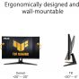 Asus TUF Gaming VG27AQ3A 27 Inch QHD IPS Monitor, 180Hz, Black