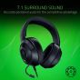 Razer Kraken X ESSENTIAL Ultralight Gaming Headset - 7.1 Surround Sound Capable - Lightweight Frame - Bendable Cardioid Microphone - For PC, Xbox, PS4, Nintendo Switch