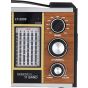 Leotec Wood Shape Classic Radio, Brown - LT-2009