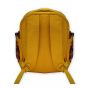 Gharibo Bags School Backpack With Pencil Case For Boys, Cars Pattern - Yellow