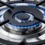 Elba Gas Built-in Hob, 75cm, 5 Burners, Silver - ELIO 75-545