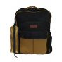 Gharibo Bags School Backpack With Pencil Case For Kids, Brilliant Colors Pattern - Black and Gold