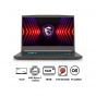 MSI Thin A15 B7VE Laptop, AMD Ryzen 7 7735HS, 512GB SSD, 16GB RAM, 15.6 Inch, FHD IPS 144Hz Display, NVIDIA GeForce RTX 4050 6GB GDDR6, FreeDOS - Cosmos Grey