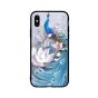 Beautiful Peafowl and Flowers Printed Back Cover for Apple iPhone X