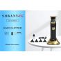 Sokany Rechargeable Hair Trimmer, Dry, Black and Gold - SK-9972