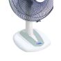 Fresh Romantic Table Fan, 18 Inch, White and Grey - 500004747