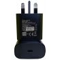 EP-TA800 Fast Charger 25W 3 Pin 5V-3A Or 9V-2.77A Or 5.9V-3A Or 11V-2.25A - Black