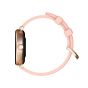 Kieslect Pura Smart Watch with 2 Straps - Gold Case and Pink Strap