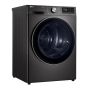 LG Front Load Automatic Condenser Dryer, 10.1Kg, Inverter, Black - RH10V9JV2W