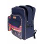 Gharibo Bags School Backpack With Pencil Case For Kids, Stars Pattern - Navy