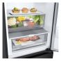 LG No-Frost Bottom Freezer Refrigerator, 344 Liters, Inverter, Black - GWB489FS6W