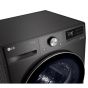 LG Front Load Automatic Condenser Dryer, 10.1Kg, Inverter, Black - RH10V9JV2W