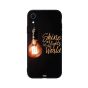 جراب ظهر بطبعة عبارة Shine As Lights لابل ايفون XR
