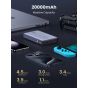 باور بانك يوجرين، سعة 20000 مللي امبير، 3 منافذ، رمادي -  PB720