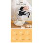 Sokany Hand Mixer, 800 Watt, Black and Silver - Sk-6621
