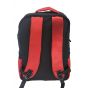 Gharibo Bags School Backpack for Kids, Semi Solid Pattern - Red and Black