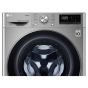 LG Front Load Automatic Washing Machine With Dryer, 8 KG, Silver- F4R5TGG2T