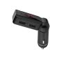 Car Charger with FM Transmitter, 2.1A - Black