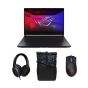 لاب توب جمينج اسوس روج ستريكس سكار 18 G835LR-AI3201W، انتل كور الترا 9 275HX، هارد SSD سعة 1 تيرا، رام 32 جيجا، شاشة 18 بوصة، IPS، دقة 2.5K، معدل تحديث 240 هرتز، كارت شاشة نفيديا جي فورس RTX 5070 Ti GDDR7 سعة 12 جيجا، ويندوز 11 - اسود مع حقيبة ظهر روج وما