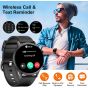 PEJE Smart Watch, 1.39 Inch - Black with Extra Strap