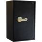 Safety Tech Fingerprint Safe Box, 75 Liters, Black and Gold - GN75 SFT