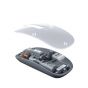 Recci Space Capsule Series Multimode Wireless Mouse, Transparent and Grey - RCS-M01