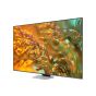 شاشة تلفزيون سامسونج 55 بوصة سمارت QLED، دقة 4K UHD، بريسيفر داخلي - 55Q80DA مع حامل حائط للتلفزيونات من اي تي اي مقاس (26:55) بوصة، اسود- TX40 (شامل خدمة التركيب)