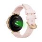 Kieslect Pura Smart Watch with 2 Straps - Gold Case and Pink Strap