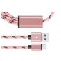 Keendex Micro USB Charge and Data Cable, 1.5 Meters, Pink - KX 3118