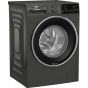 Beko Front Load Inverter Washing Machine, 12KG, Manhattan Grey - B3WFU51240MCI