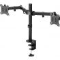 Dual Arm Holder for 17 to 32 Inch Monitors, Black - PM100-MD1732